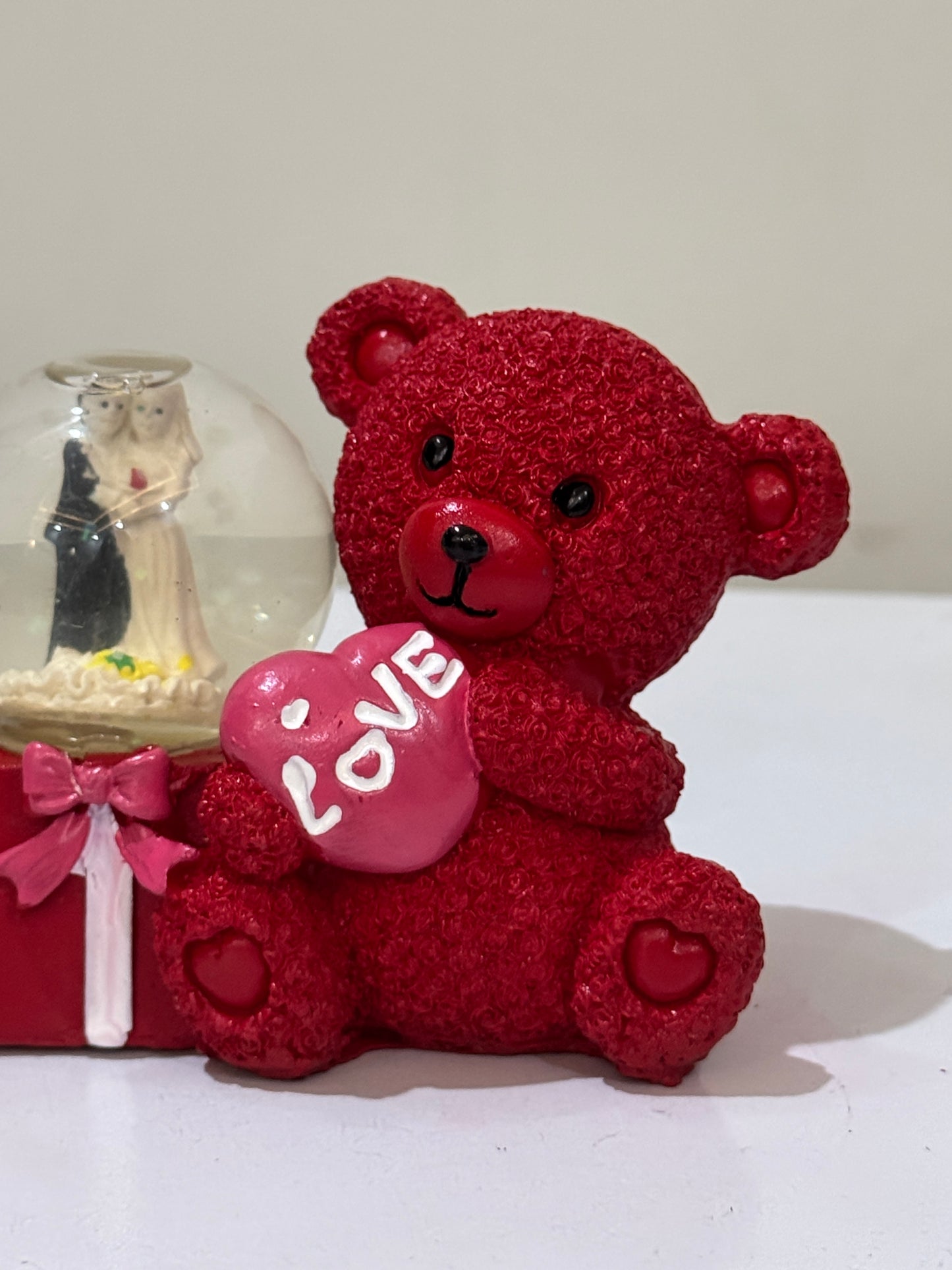 Mini teddy with light snow globe DL-104