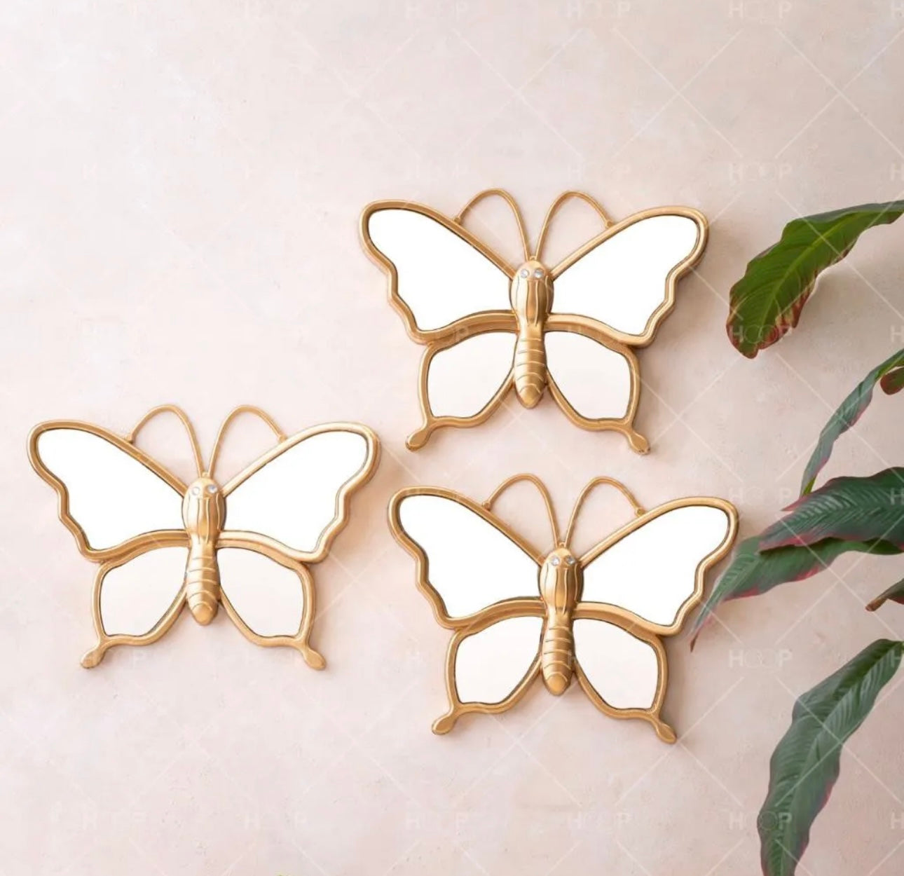 Butterfly Mirrors Set MA-103