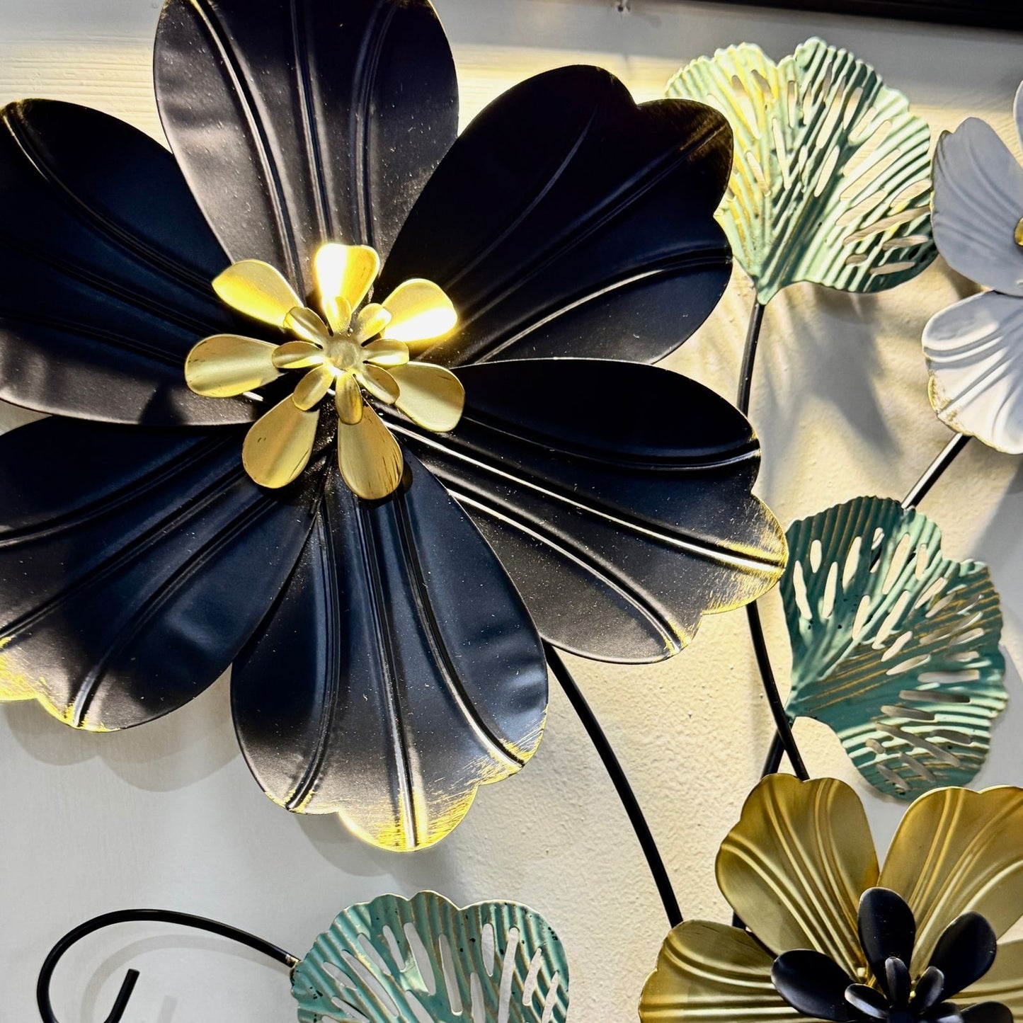 3D Metal Floral Wall Art