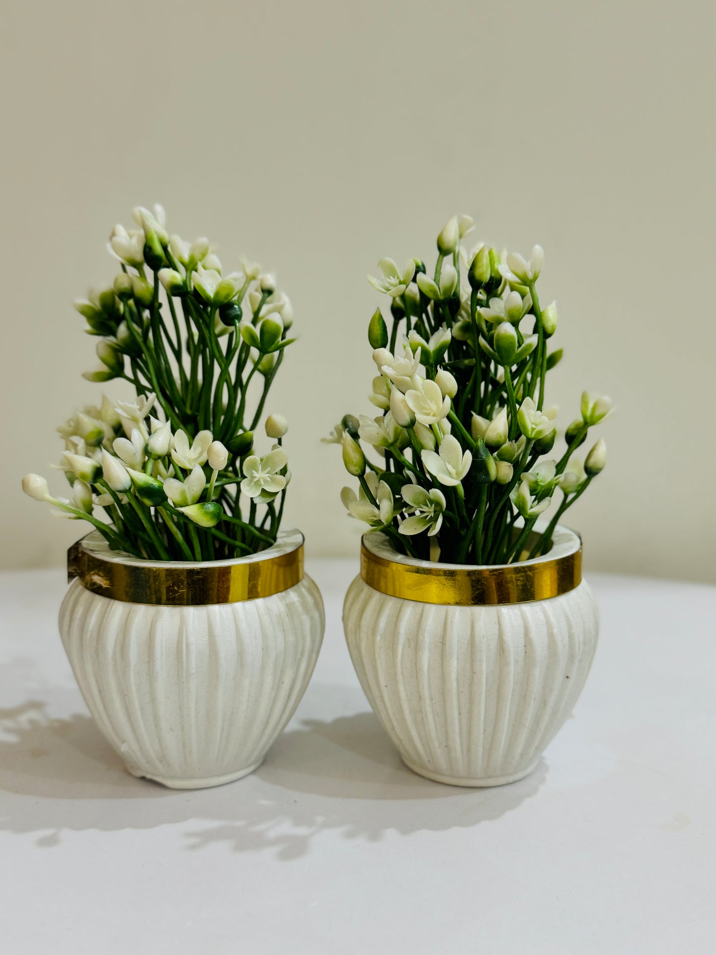 Mini Artificial Plant Pair in Decorative Pots PD-261