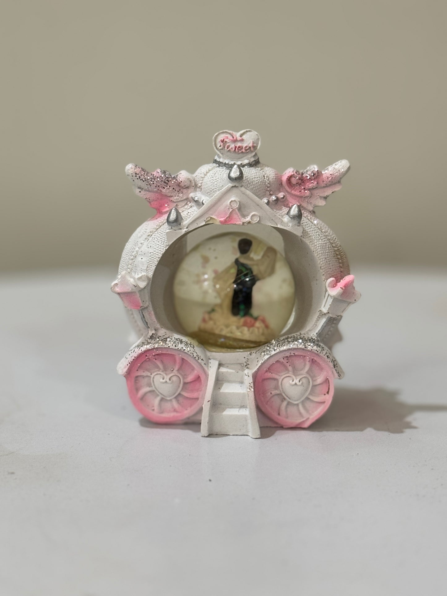 Mini light snow globe love kart DL-110