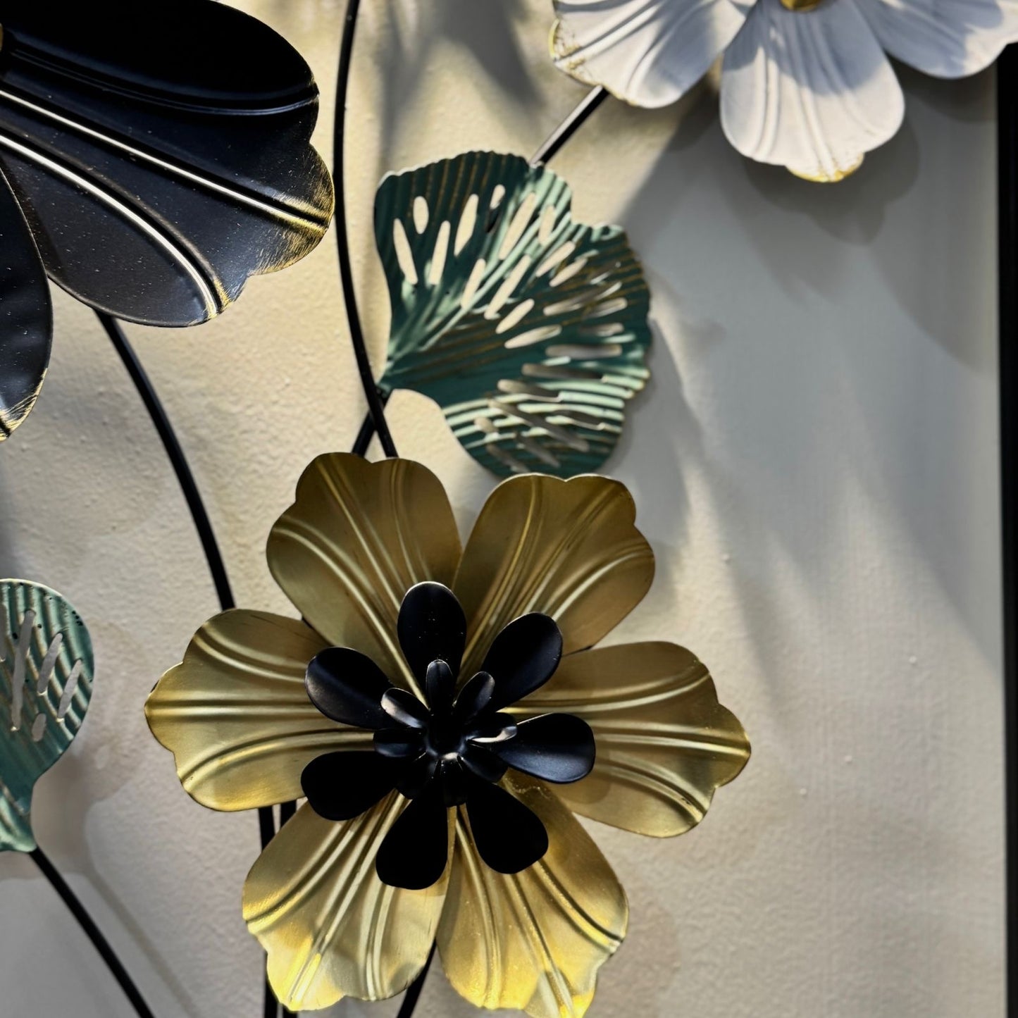 3D Metal Floral Wall Art