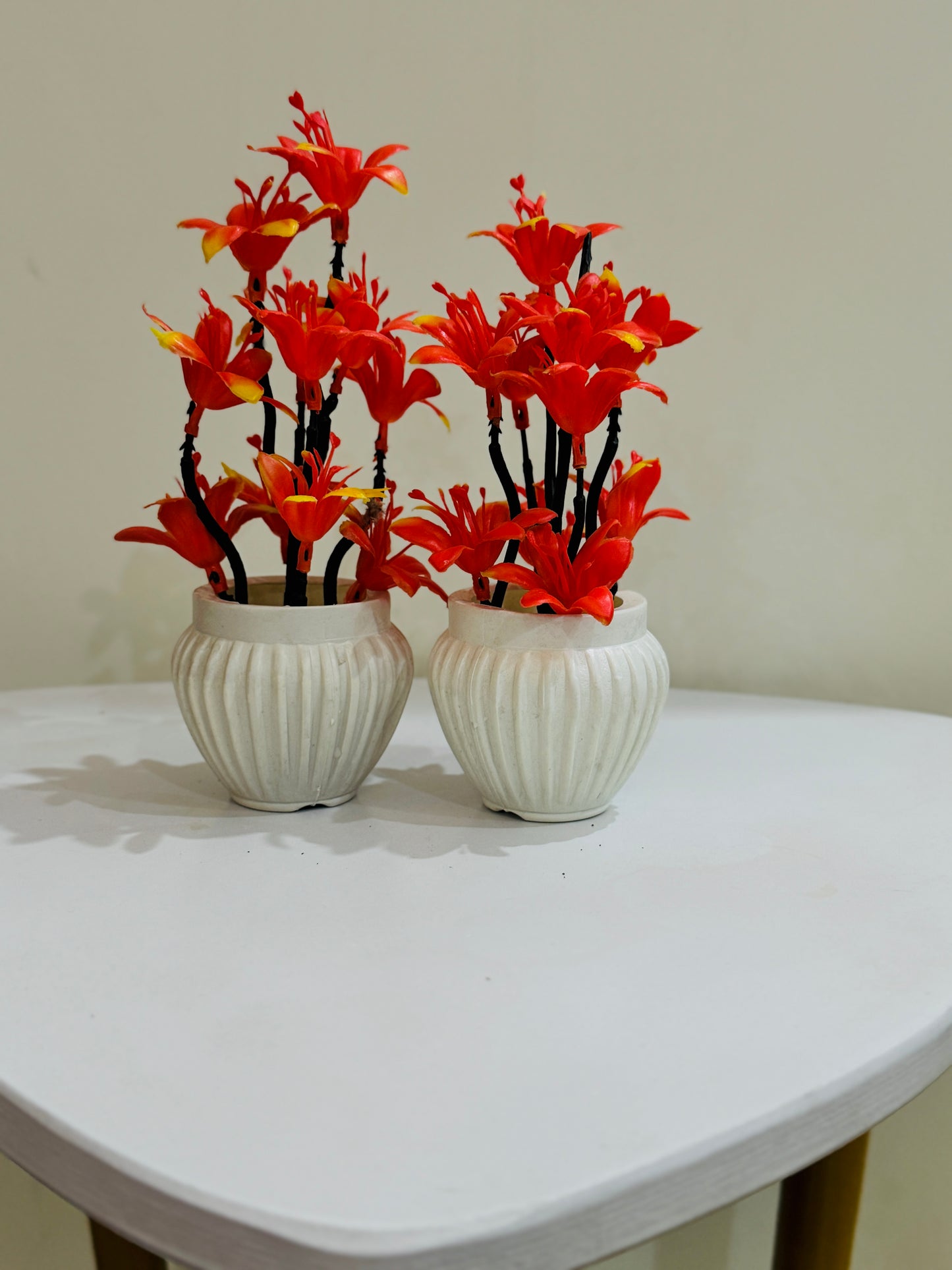 Mini Artificial Plant Pair in Decorative Pots PD-260