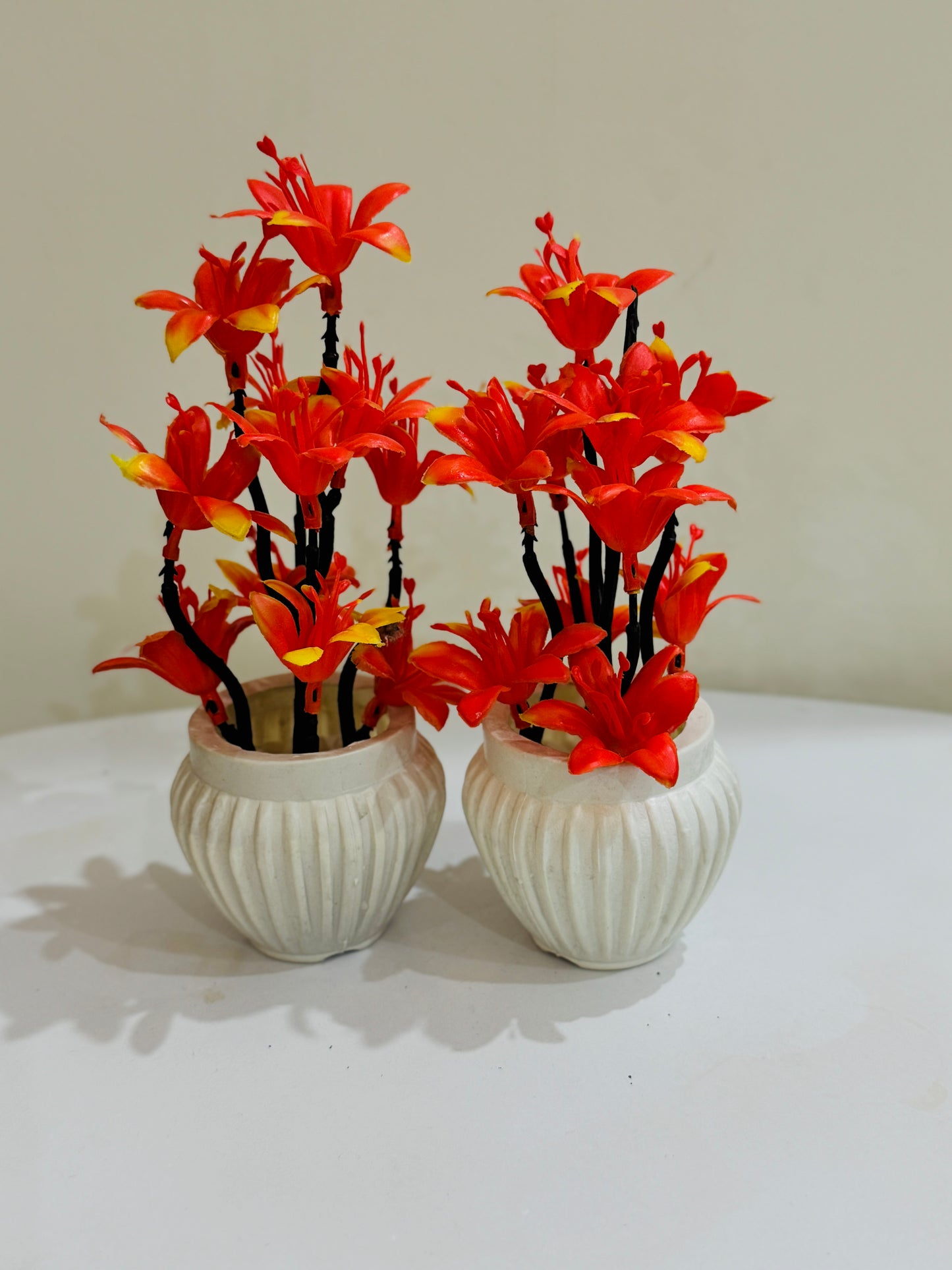 Mini Artificial Plant Pair in Decorative Pots PD-260