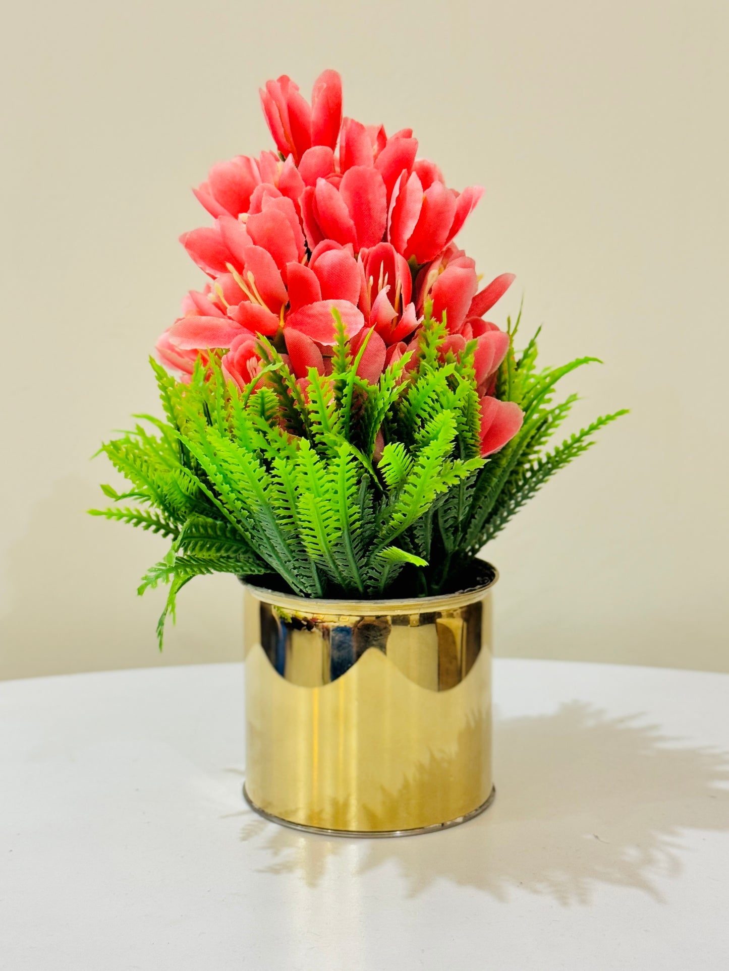 Golden Metallic Small Artificial Plant PD-208