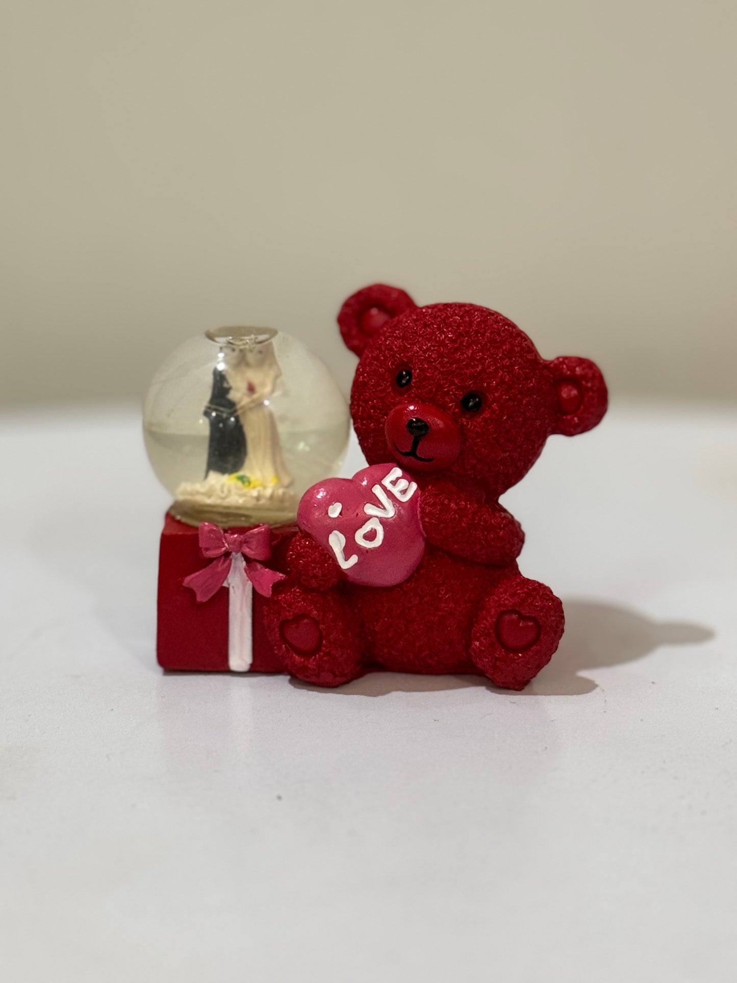 Mini teddy with light snow globe DL-104