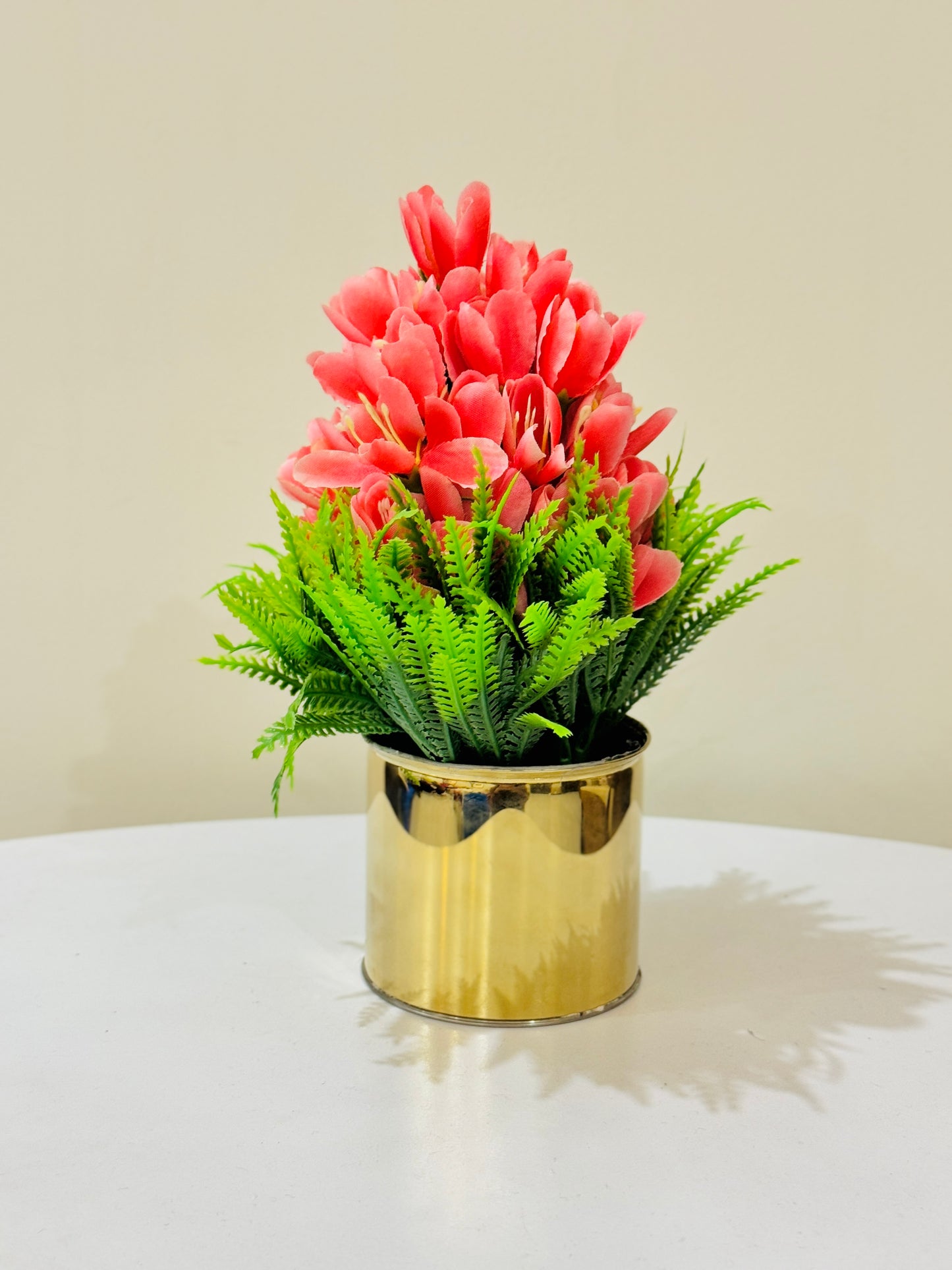 Golden Metallic Small Artificial Plant PD-208