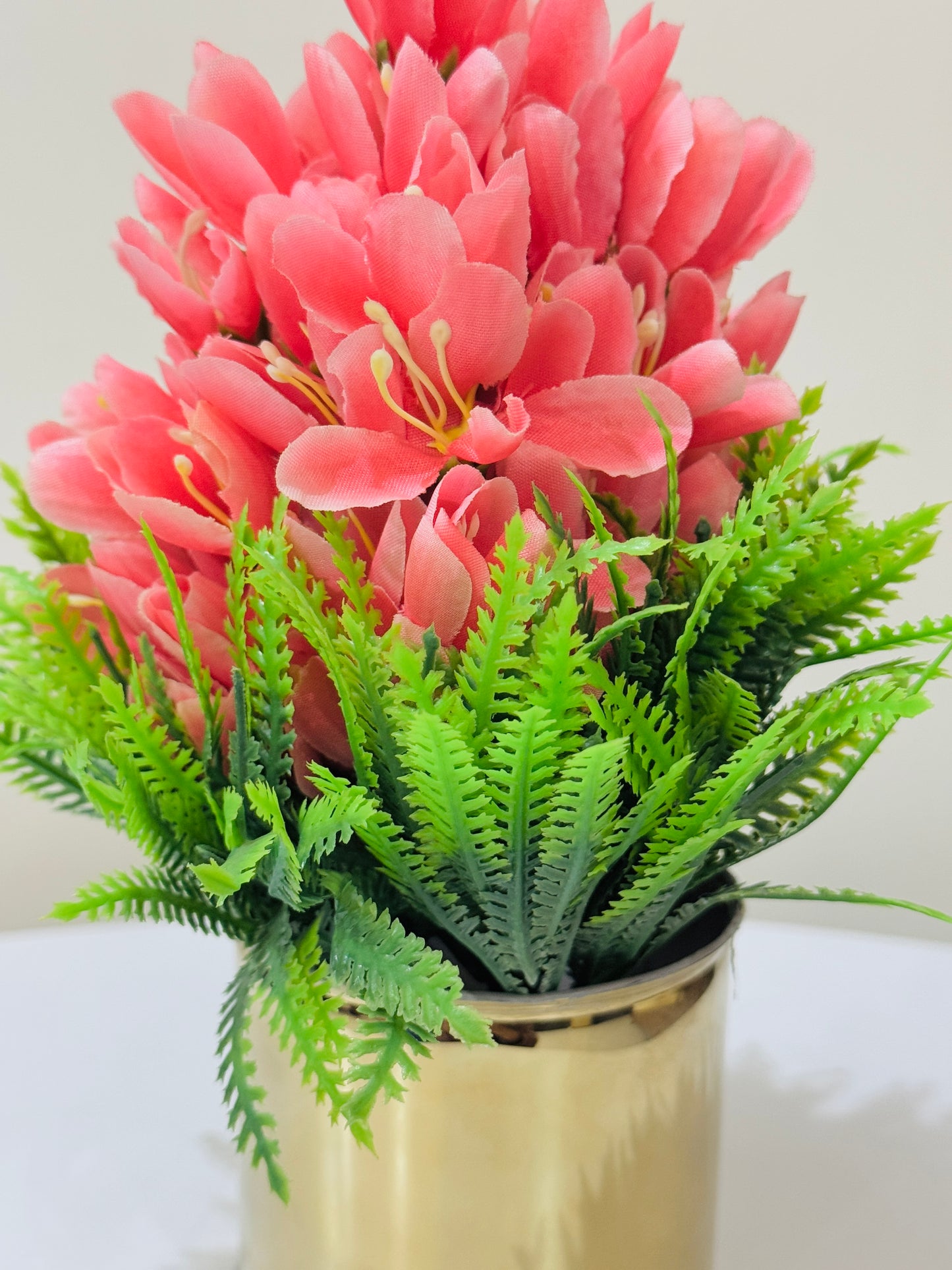 Golden Metallic Small Artificial Plant PD-208