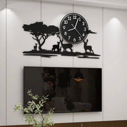 3D Meadows Wall Clock