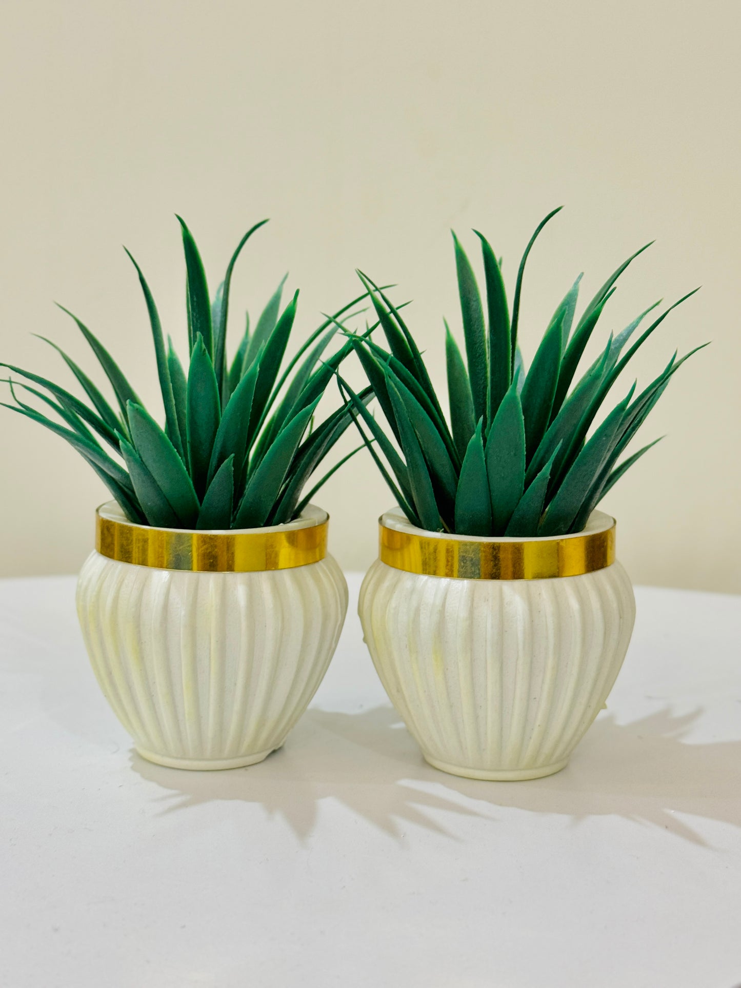 Mini Artificial Plant Pair in Decorative Pots PD-207