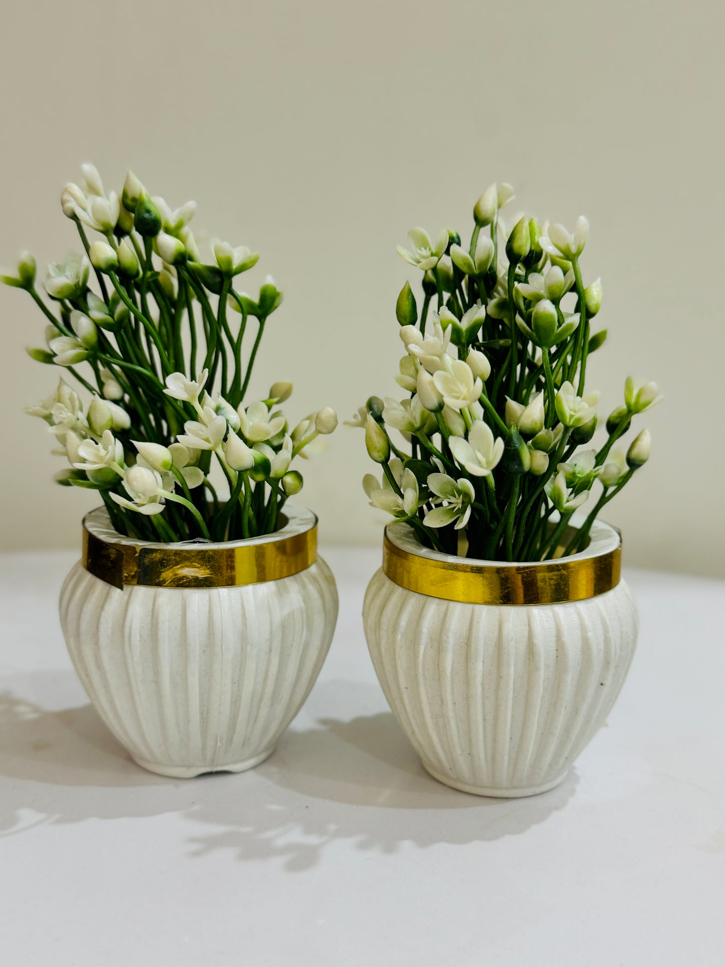 Mini Artificial Plant Pair in Decorative Pots PD-261