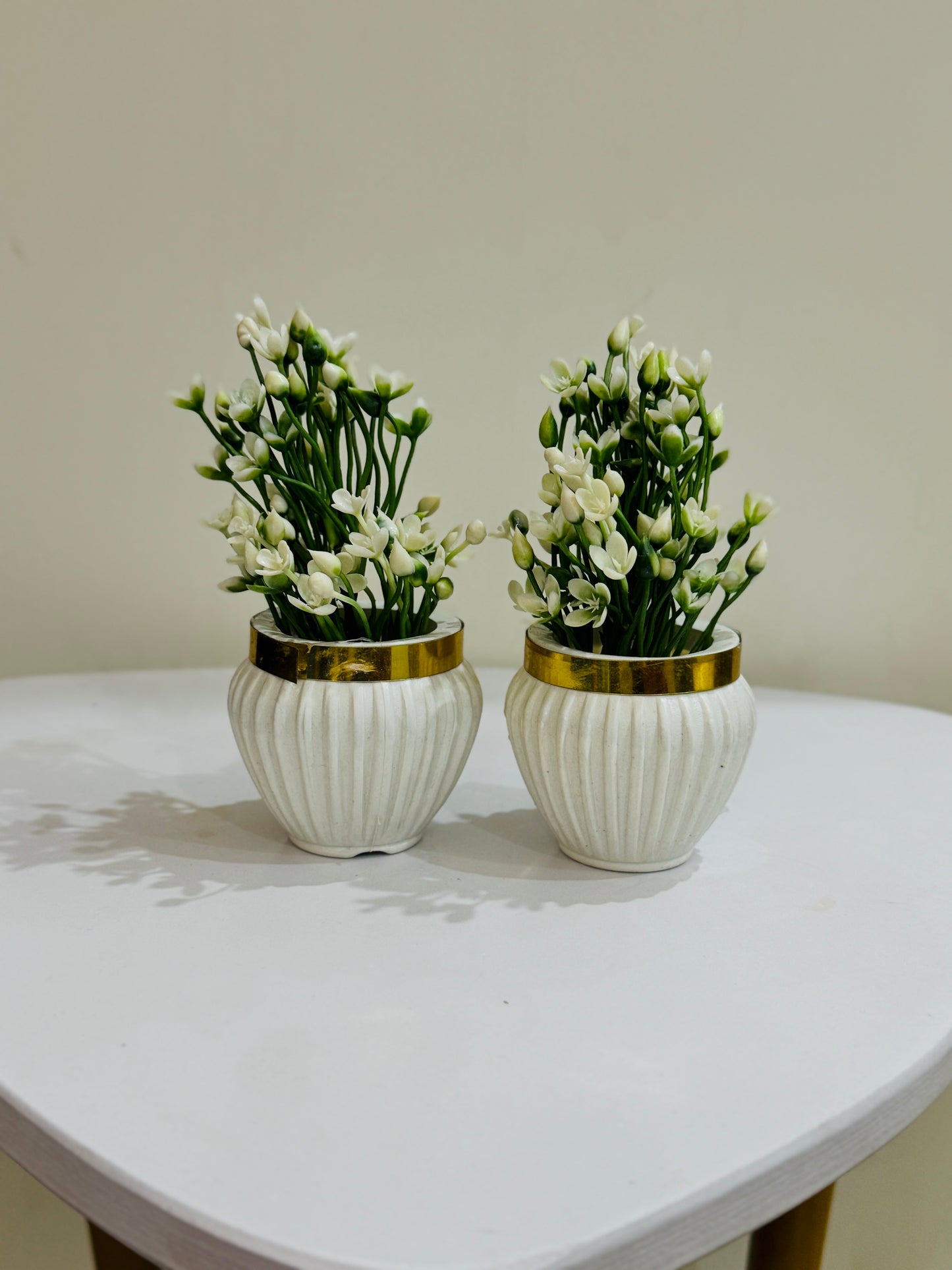 Mini Artificial Plant Pair in Decorative Pots PD-261