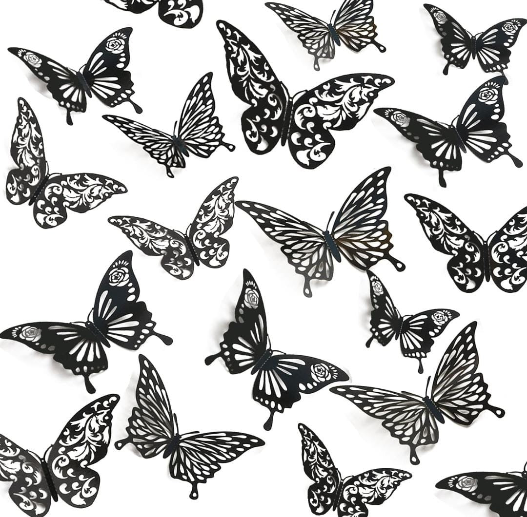 3D Acrylic Butterflies Set