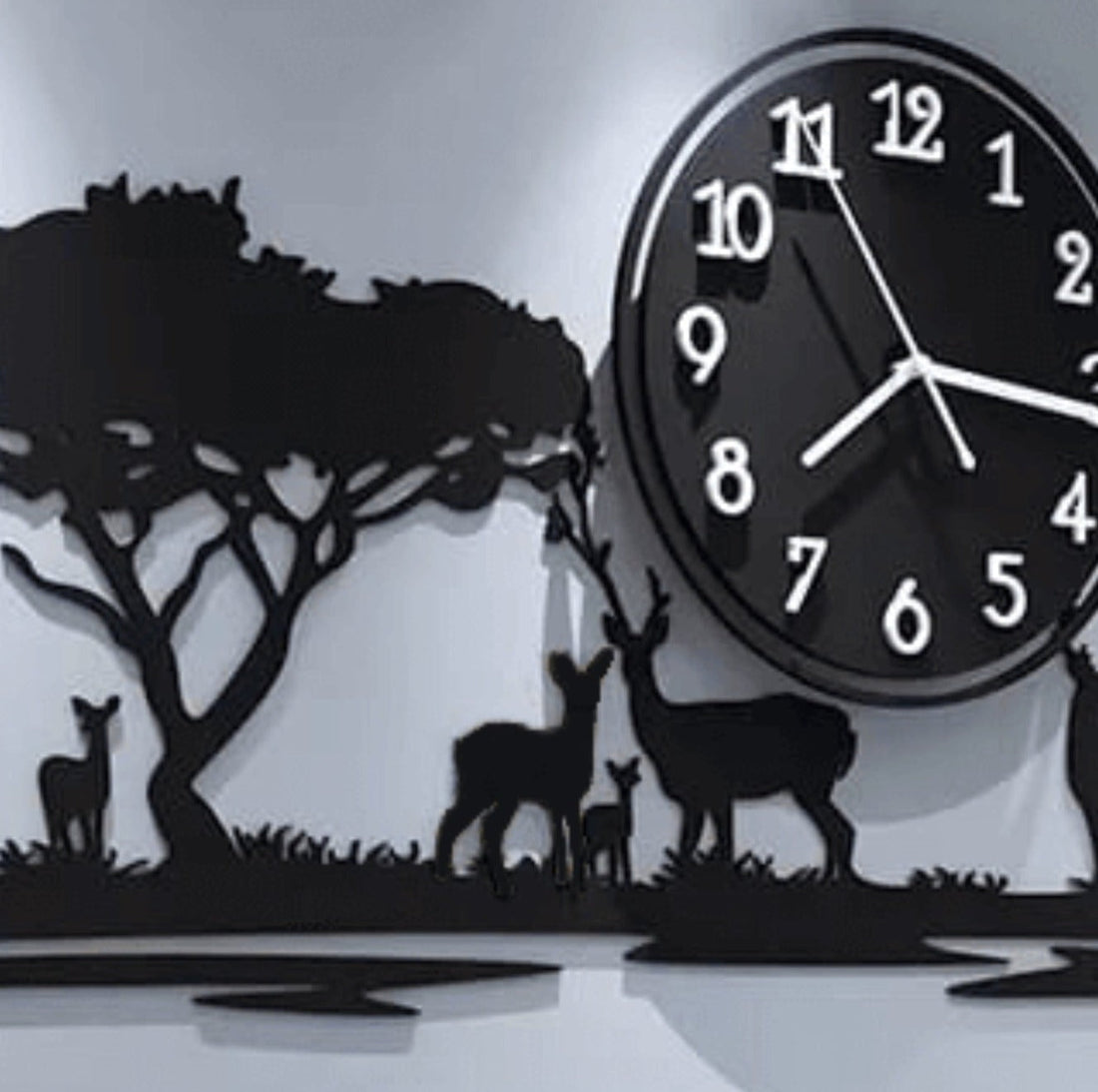 3D Meadows Wall Clock