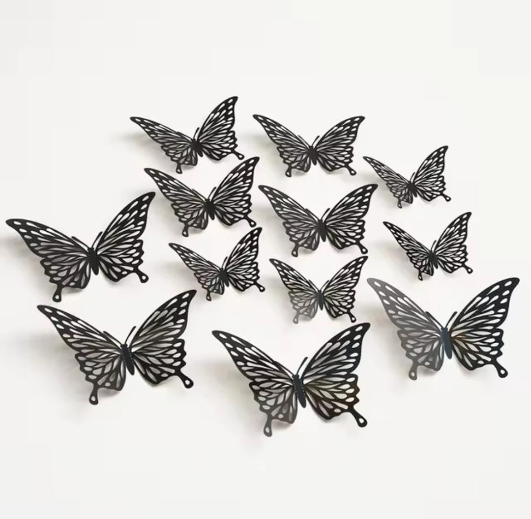 3D Acrylic Butterflies Set